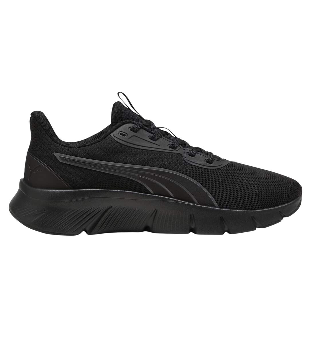 Mens Flexfocus Lite Modern Lightweight Running Trainers Triple Black Puma-1