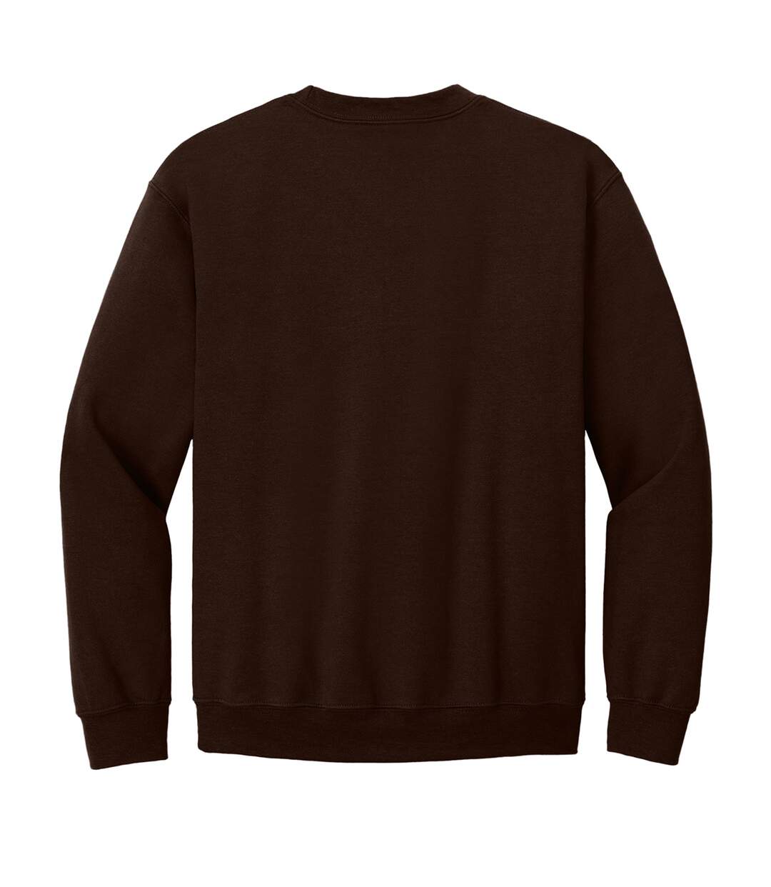Sweat Adulte Chocolat Foncé Gildan-3