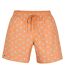 Mens Crocodile Print Swim Shorts Pink Lacoste-1