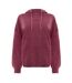 Sweat À Capuche Motif/style Logo Brodé Femme Bordeaux I Saw It First-1