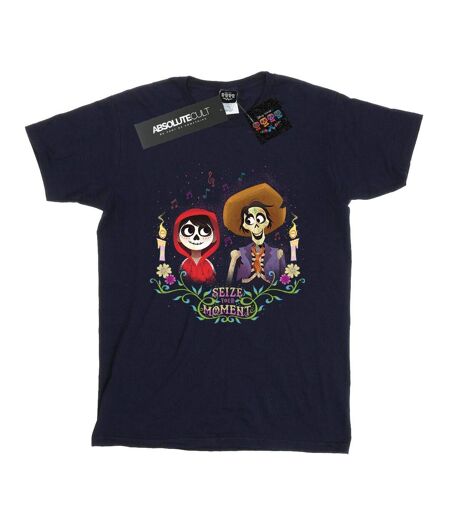Disney - T-shirt COCO MIGUEL AND HECTOR - Femme (Bleu marine) - UTBI16490