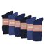 Ladies 12 Pack 100% Cotton Soft Breathable Socks-2