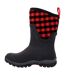 Bottes De Pluie Arctic Sport Femme Noir Rouge Footsure-3