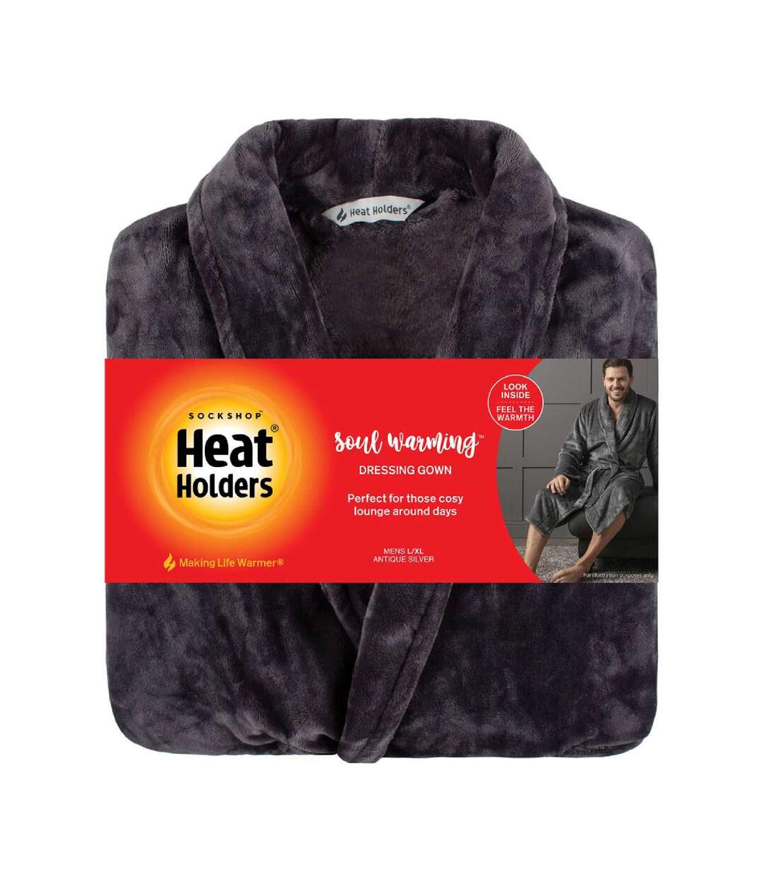 Heat Holders - Homme Peignoir Bain Hiver | Chaud Ultra Doux Robe Chambre-2