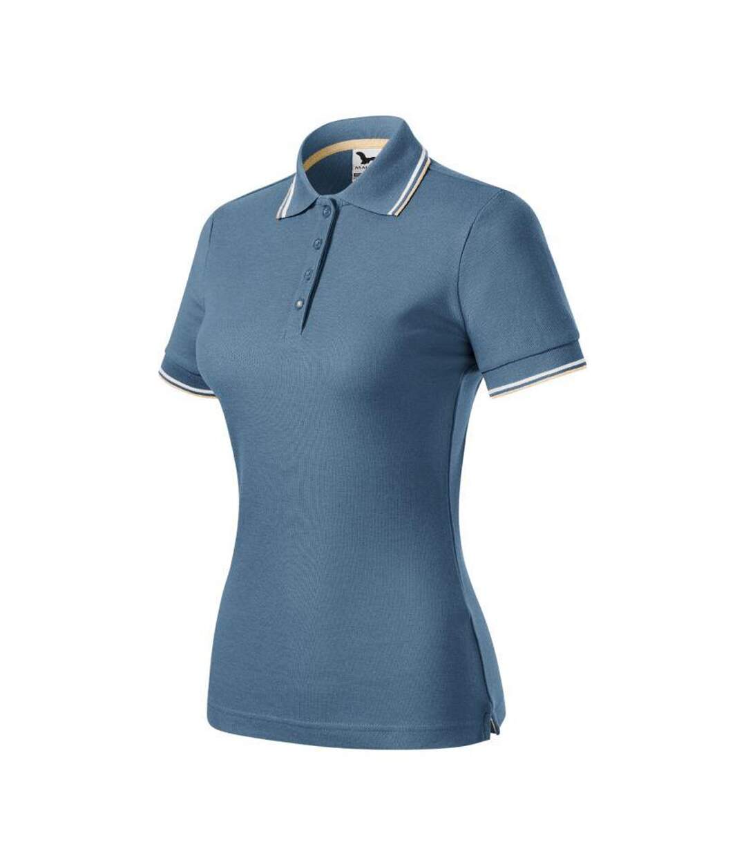 Polo Focus Femme Bleu Denim Malfini-3