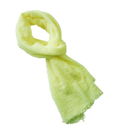 Cheche froissé uni écharpe foulard Homme Femme