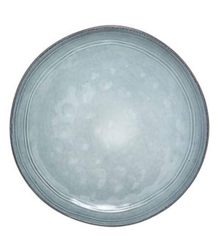 Lot de 6 Assiettes à Dessert Flower 21cm Bleu