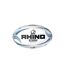 Rhino - Ballon de rugby STORM PASS DEVELOPER (Blanc / Bleu / Noir) (Taille 5) - UTRD3118