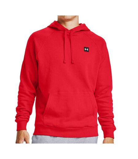 Sweat à Capuche Rouge Homme Under Armour Rival - L