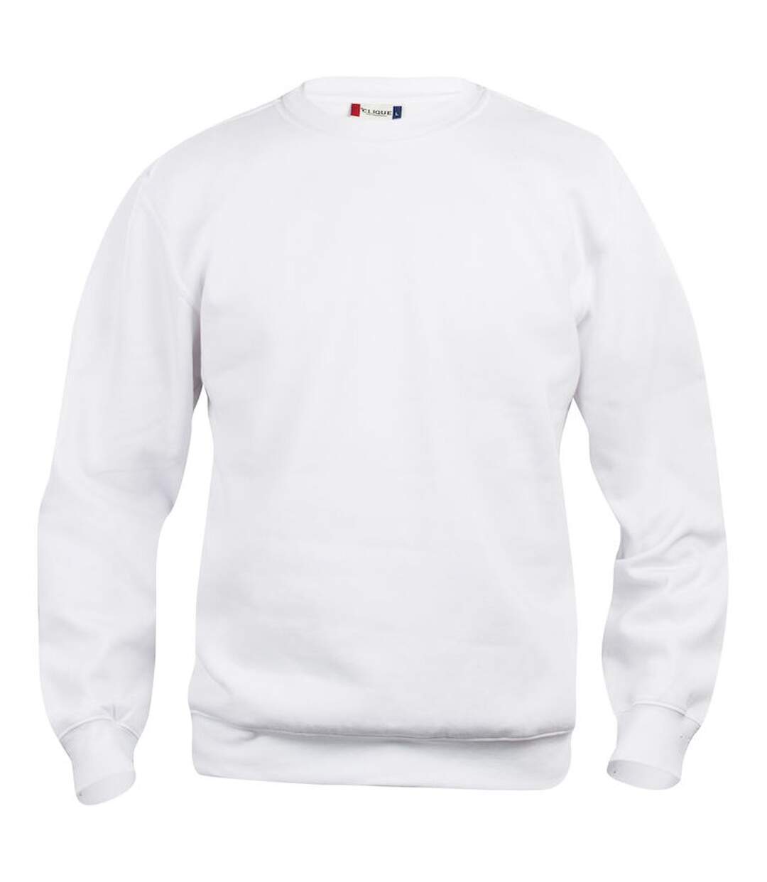 Sweat basic adulte blanc Clique-1