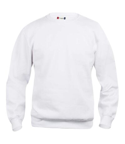 Sweat basic adulte blanc Clique