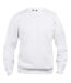 Sweat basic adulte blanc Clique-1