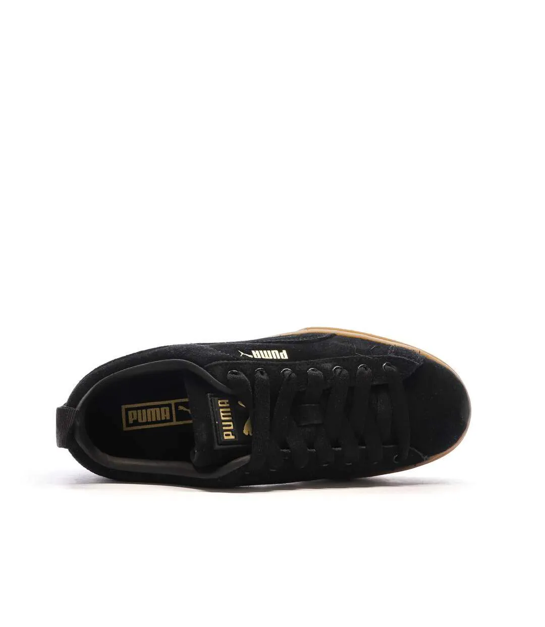 Baskets noire/marron femme puma mayze-4