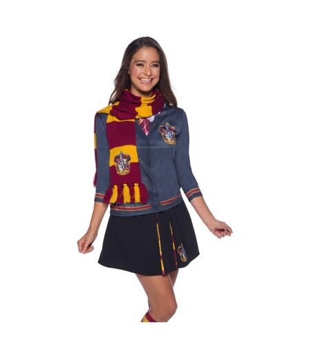 Écharpe DELUXE Taille Unique Bordeaux / Jaune Harry Potter