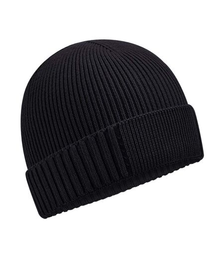 Bonnet Motif/style Écusson Adulte Noir Beechfield