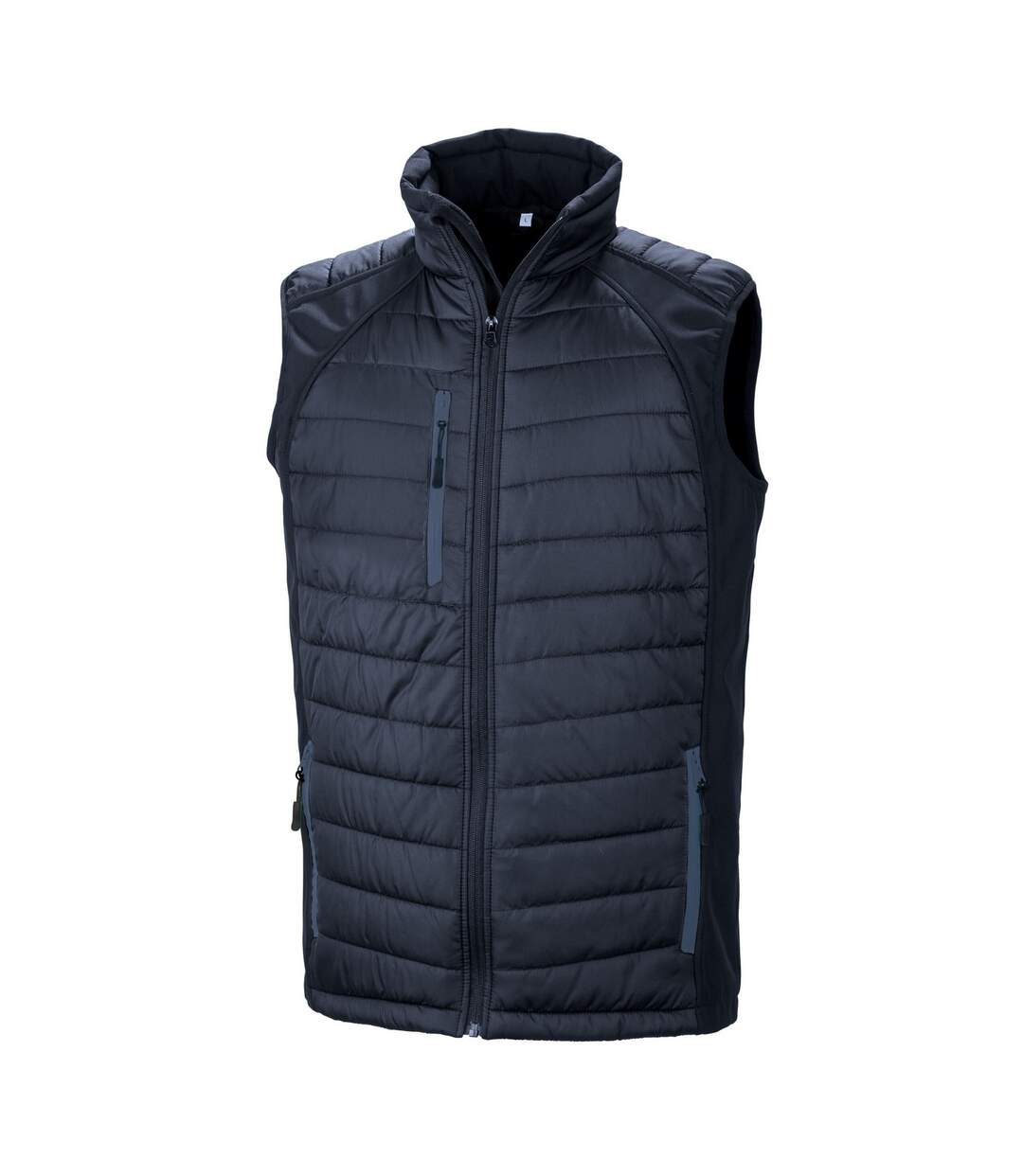 Doudoune Sans Manches Compass Homme Bleu Marine Result Genuine Recycled-1