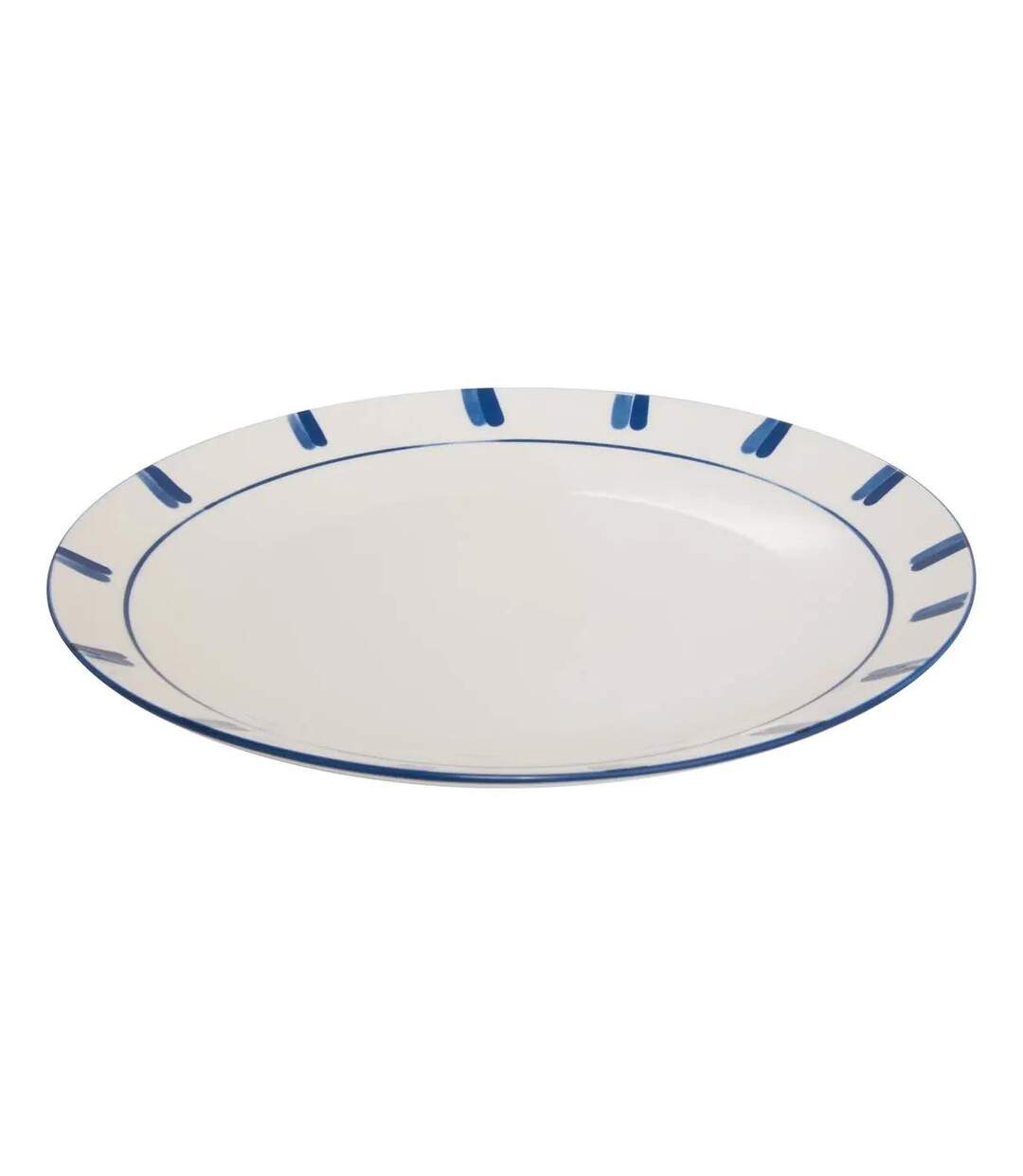 Lot de 6 Assiettes Plates Océania 27cm Bleu-2