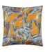 Ebon wilds zuri printed outdoor cushion cover 43cm x 43cm saffron Wylder