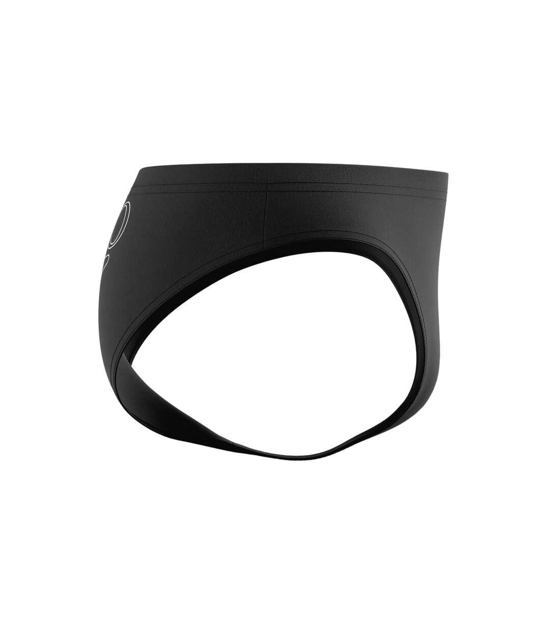 Mens Big Logo Endurance+ Swim Briefs Black Speedo-4