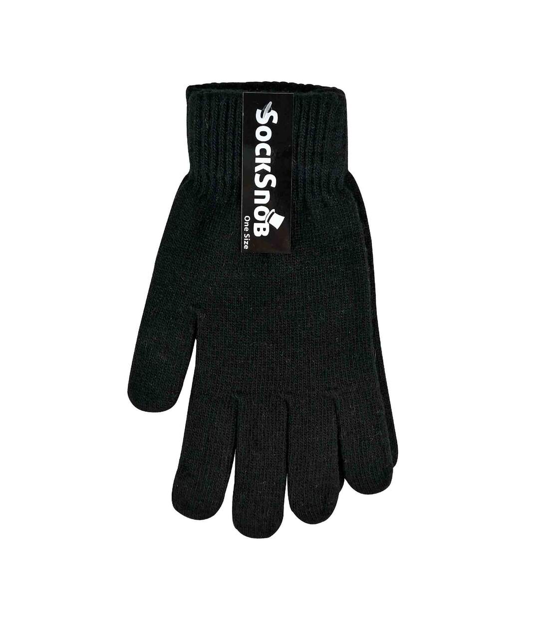 Mens Thin Knitted Winter Magic Thermal Wool Gloves-2