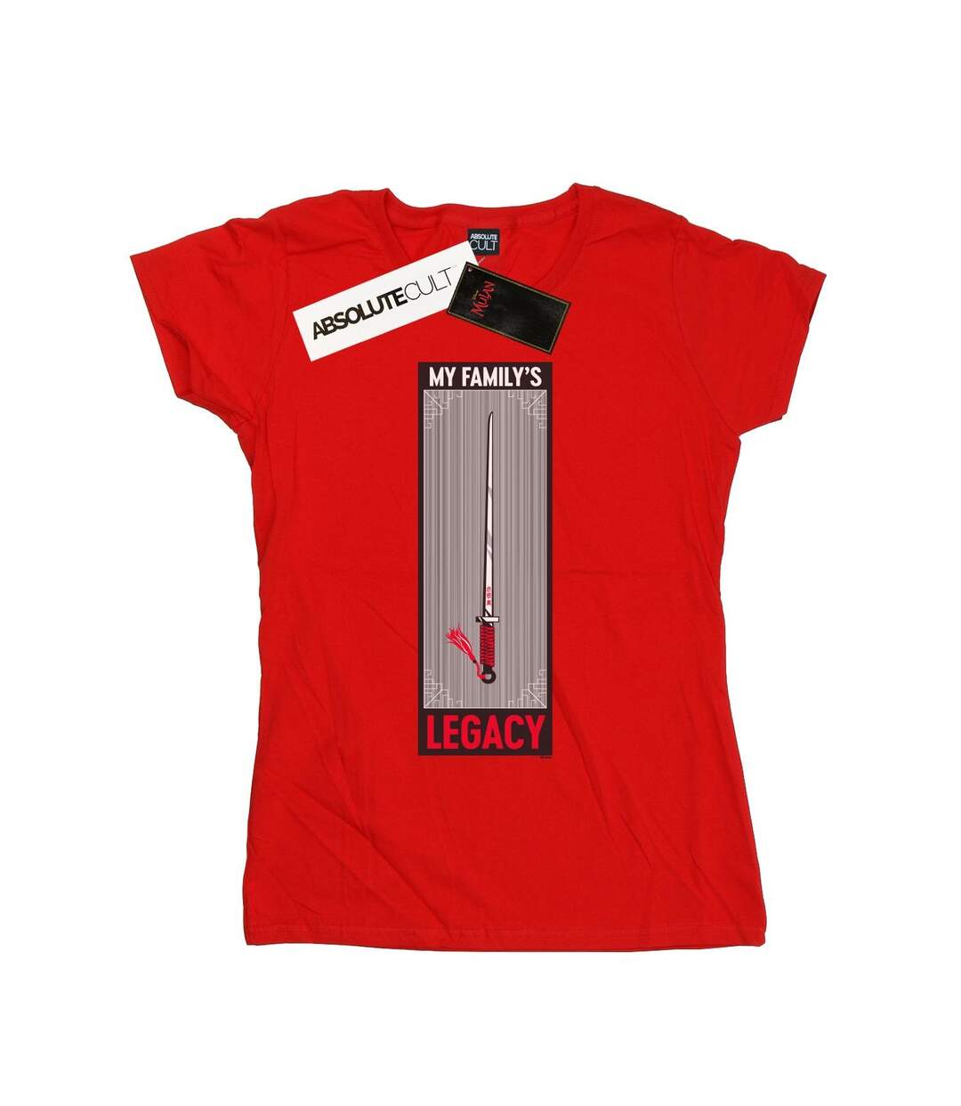 Disney Femme/Les femmes Mulan Movie Legacy Sword - T-shirt en coton (Rouge) - UTBI30764-1