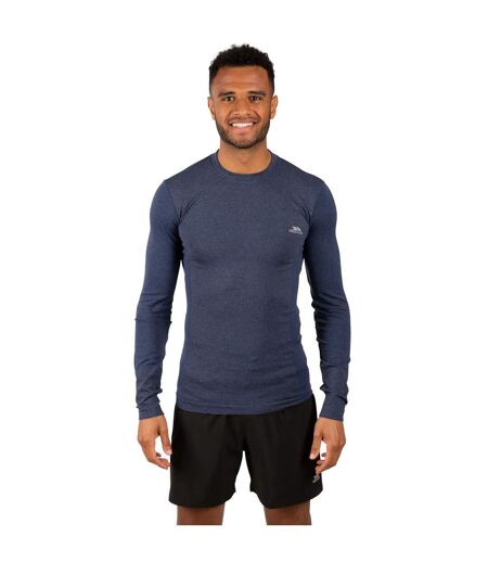 Trespass Mens Timo Long Sleeve Active Top (Navy Marl) - UTTP3573