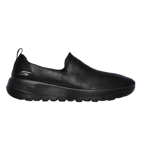 Mens Go Walk Slip-on Walking Shoes Triple Black Skechers