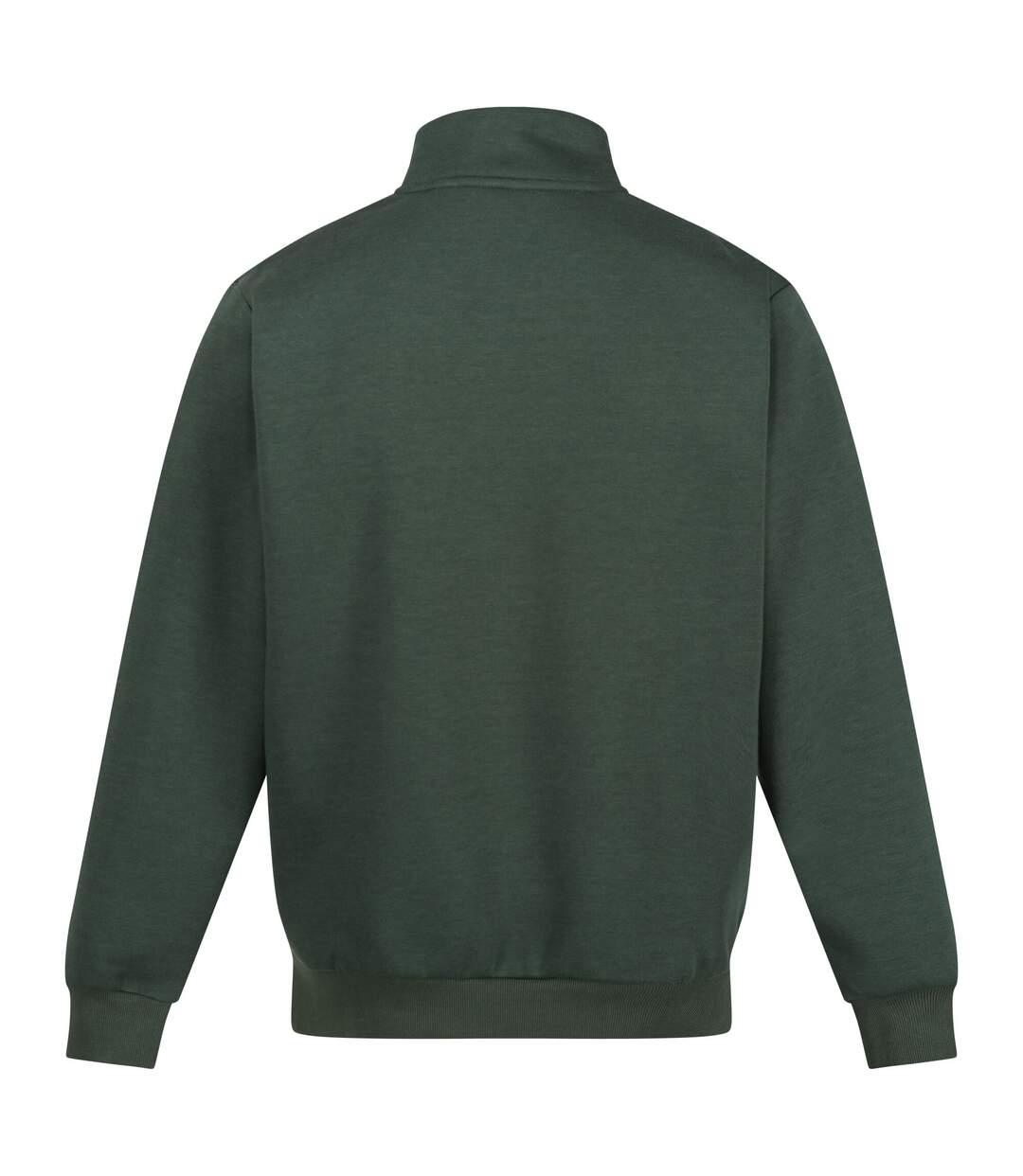 Mens Quarter Zip Sweatshirt Dark Green Regatta Professional-3