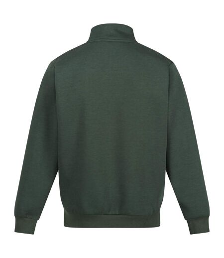 Regatta Mens Pro Quarter Zip Sweatshirt (Dark Green)