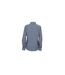chemisier chemise manches longues FEMME carreaux vichy JN616 - bleu marine