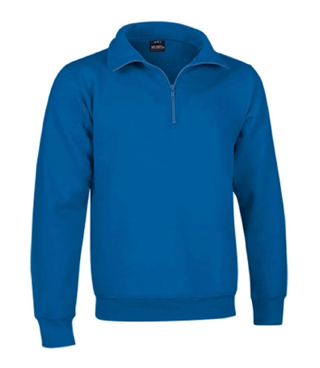 Sweat col camionneur zippé - REF WOOD - bleu roi