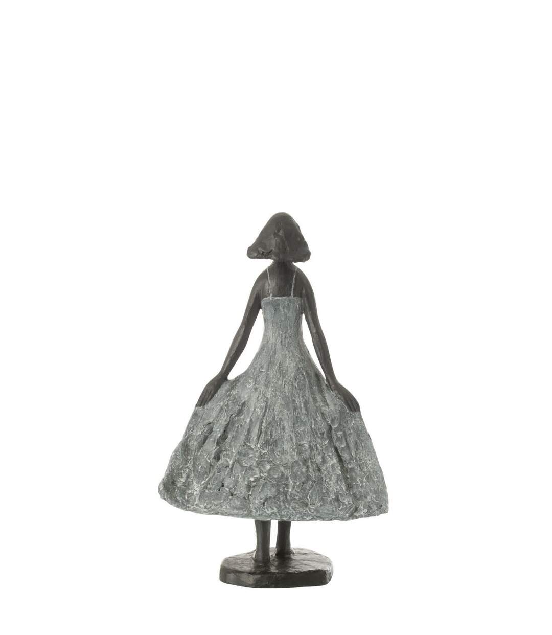 Statuette Fille en Résine Ciel 38cm Gris-2