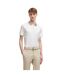 Mens Melange Regular Polo Shirt Natural Boss-4