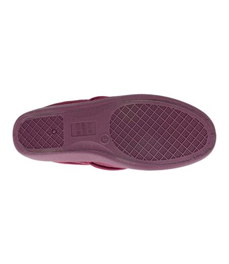 Chaussons Mules Motif/style Floral Clare Femme Bordeaux Sleepers