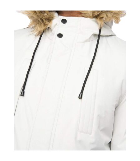 Parka Parkmoore Mve Homme Blanc Cassé Crosshatch