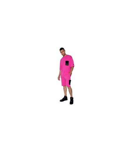 Short À Poches Motif/style Contrasté Adulte Rose Hype