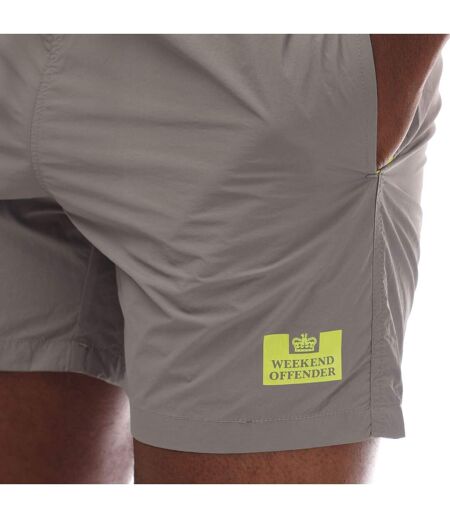 Short De Bain Barios Homme Gris Weekend Offender