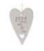 Heaven Sends - Plaque décorative 'Lots & Lots' (Blanc) (3.74 x 0.24 x 5.91 ins) - UTHS489