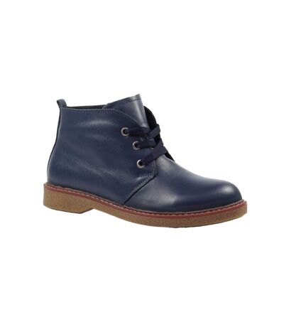 Bottines claire femme bleu marine Lunar