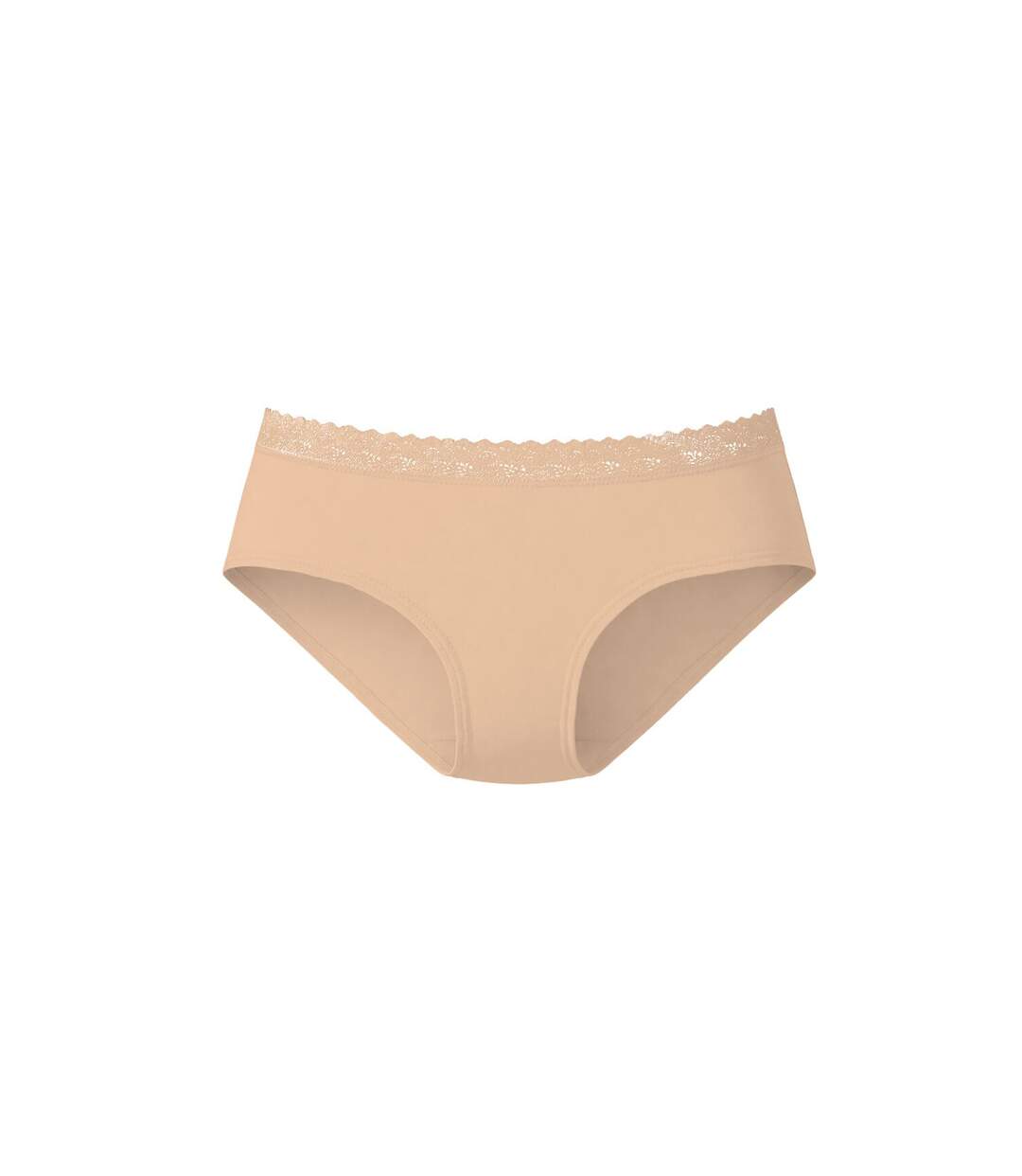 Lot de 3 culottes femme en coton uni et ceinture en dentelle Uni Pierre Cardin-4