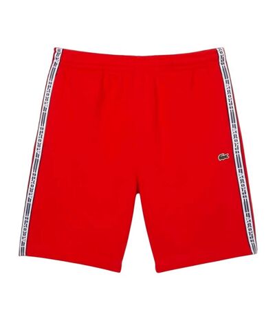 Short homme orange Lacoste