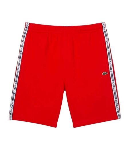 Short homme orange Lacoste