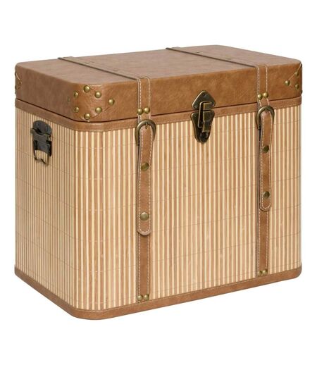 Lot de 3 Malles de Rangement Sylia 56cm Naturel