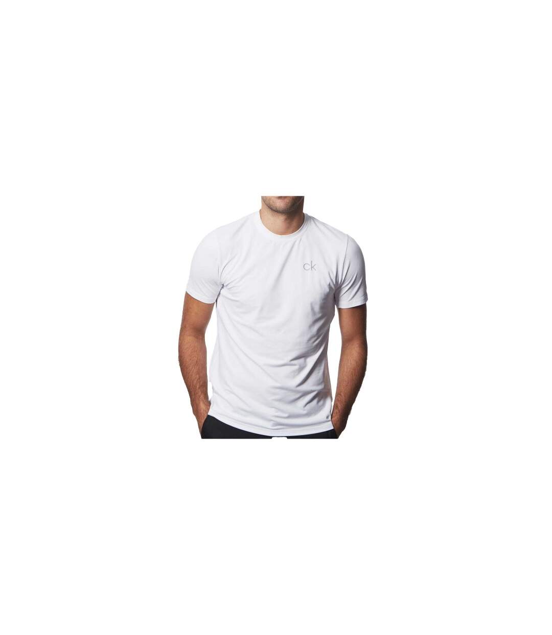 Mens Newport Golf T-shirt White Calvin Klein-1
