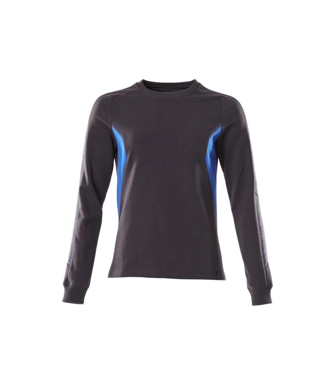 Womens/ladies Accelerate Sweatshirt Dark Navy Azure Blue Mascot-1