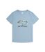 Animal Womens/Ladies Carina Graphic Print Natural Logo T-Shirt (Blue) - UTMW450