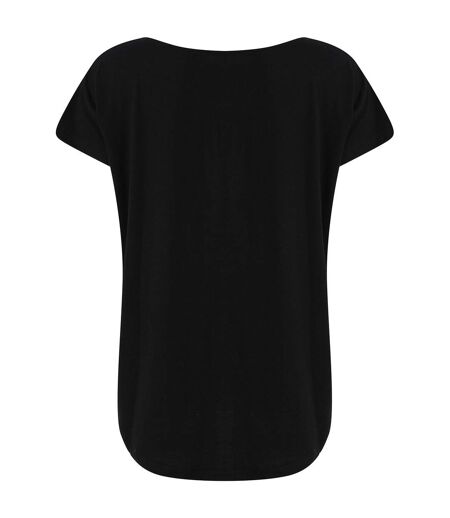 Tombo T-shirt à encolure dégagée pour femmes/femmes (Noir) - UTPC4413