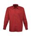 Chemise homme bordeaux Premier