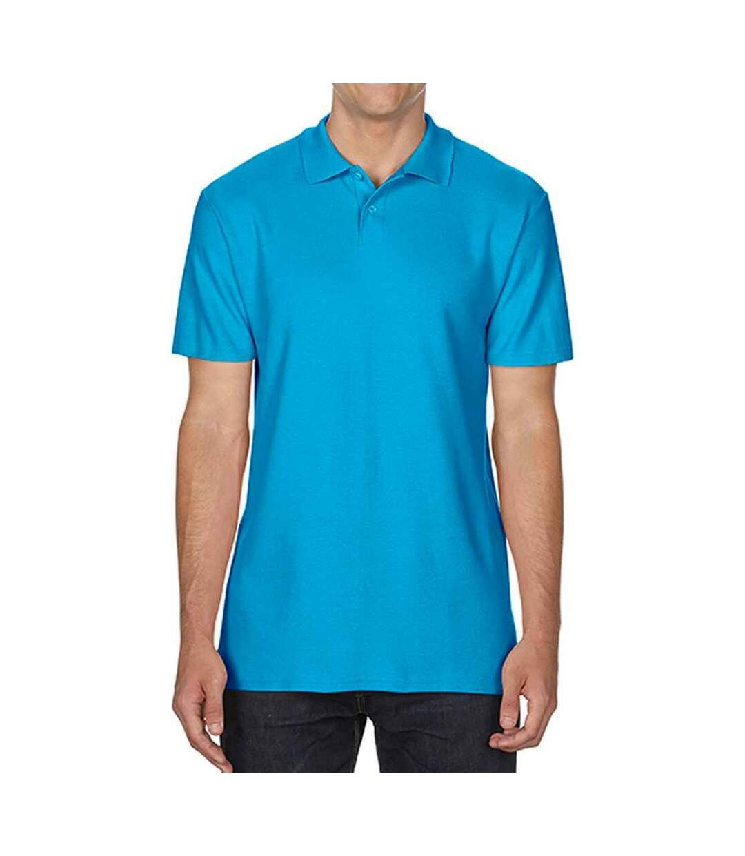 Polo manches courtes homme bleu saphir Gildan Gildan