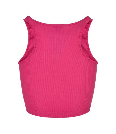 Haut Court Motif/style Côtelé Femme Violet Vif Urban Classics